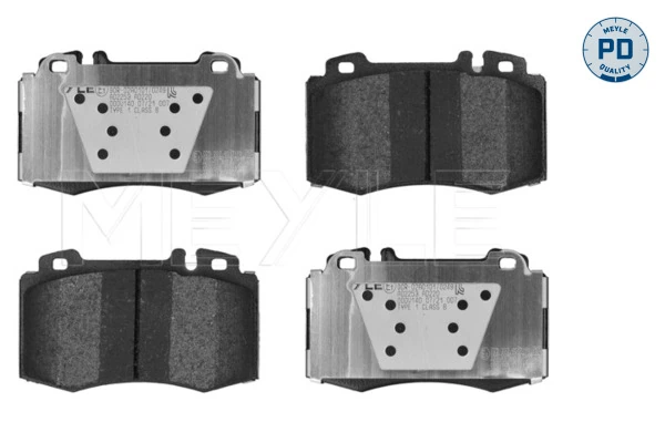 Brake Pad Set, disc brake MEYLE-PD: Advanced performance and design. 025 237 4517/PD