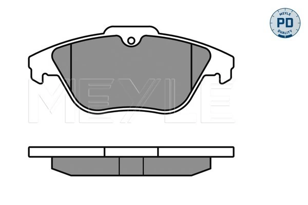 Brake Pad Set, disc brake MEYLE-PD: Advanced performance and design. 025 242 5317/PD