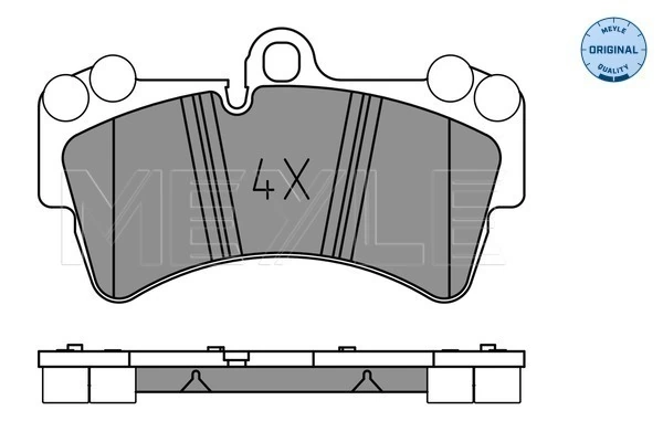 MEYLE 025 236 9317 Brake Pad Set, disc brake