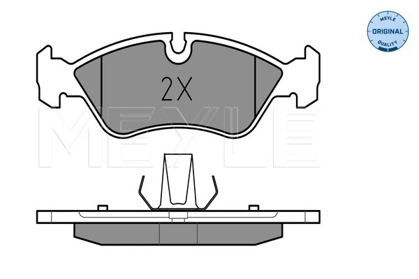 MEYLE 025 218 6217 Brake Pad Set, disc brake