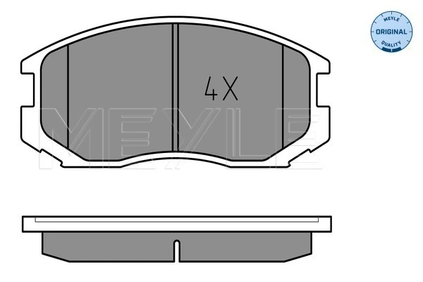 MEYLE 025 216 5015 Brake Pad Set, disc brake