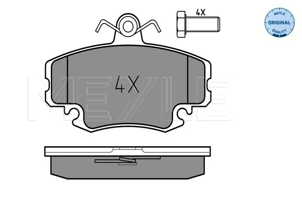 MEYLE 025 214 6318/W Brake Pad Set, disc brake