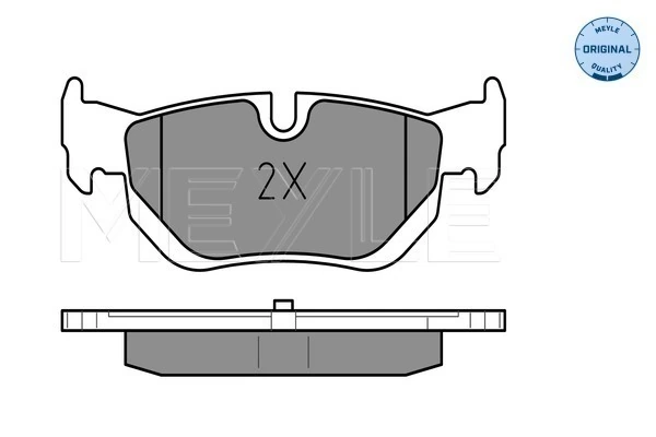 MEYLE 025 239 2617 Brake Pad Set, disc brake