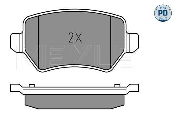 MEYLE 025 234 1715/PD Brake Pad Set, disc brake