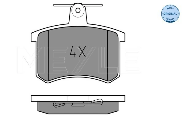 MEYLE 025 211 4416 Brake Pad Set, disc brake
