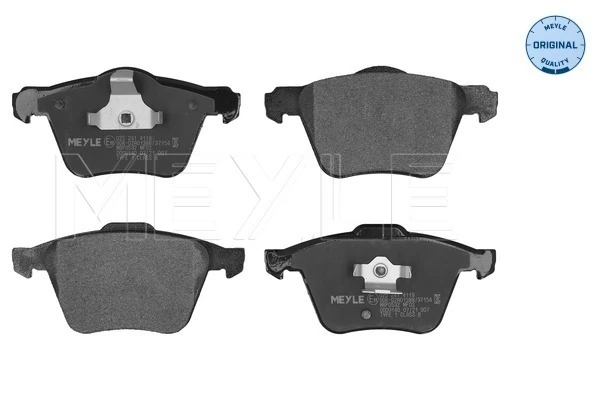 Brake Pad Set, disc brake MEYLE-ORIGINAL: True to OE. 025 241 4119