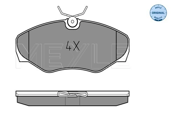 MEYLE 025 230 9918 Brake Pad Set, disc brake