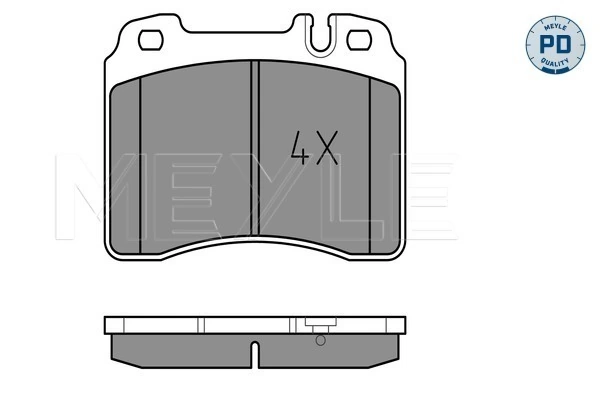 MEYLE 025 211 5317/PD Brake Pad Set, disc brake