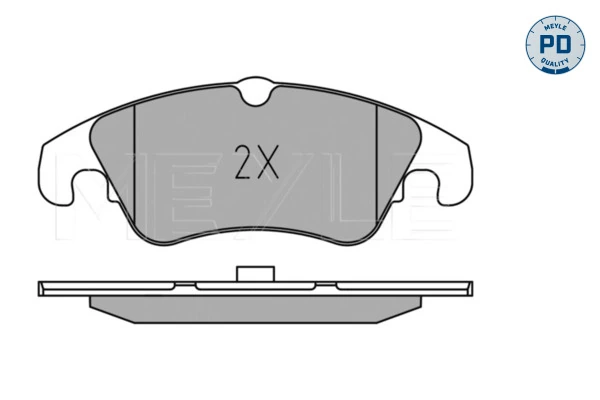 MEYLE 025 222 5219/PD Brake Pad Set, disc brake