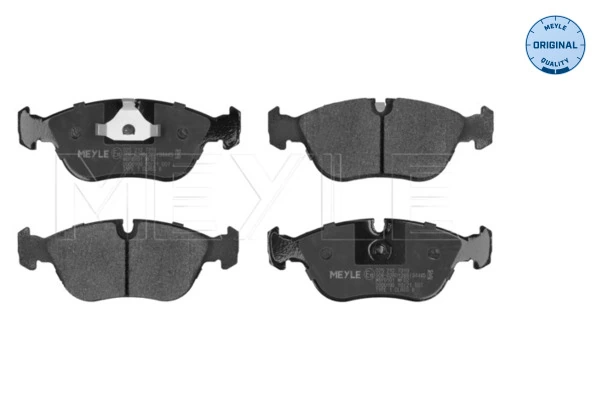 Brake Pad Set, disc brake MEYLE-ORIGINAL: True to OE. 025 212 7319