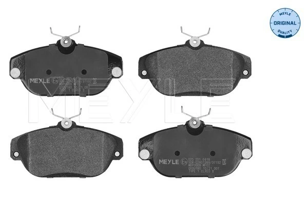 Brake Pad Set, disc brake MEYLE-ORIGINAL: True to OE. 025 201 6418