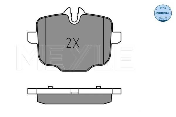 Brake Pad Set, disc brake MEYLE-ORIGINAL: True to OE. 025 247 0318