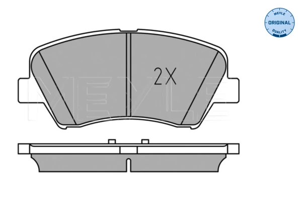 MEYLE 025 256 9218 Brake Pad Set, disc brake