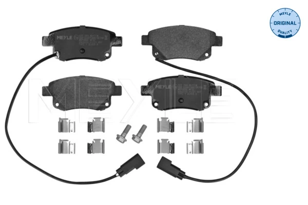 Brake Pad Set, disc brake MEYLE-ORIGINAL: True to OE. 025 244 8617/W