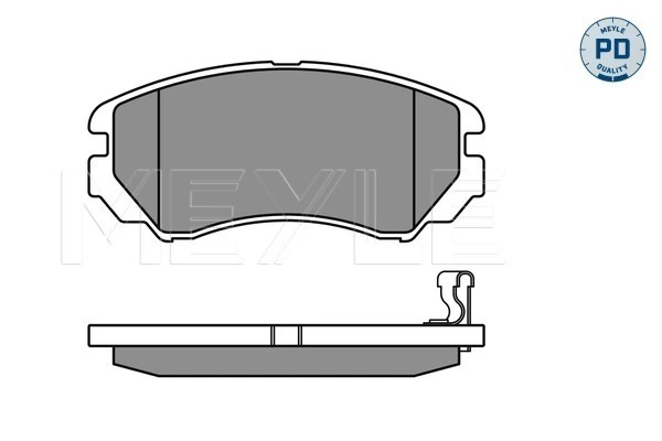 Brake Pad Set, disc brake MEYLE-PD: Advanced performance and design. 025 238 9116/PD