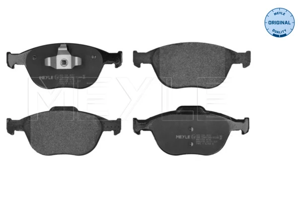 Brake Pad Set, disc brake MEYLE-ORIGINAL: True to OE. 025 234 4017