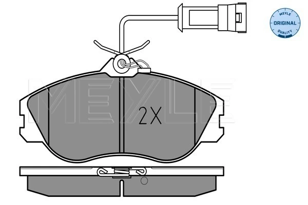 MEYLE 025 211 3819/W Brake Pad Set, disc brake