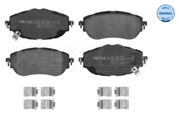 Brake Pad Set, disc brake MEYLE-ORIGINAL: True to OE. 025 256 9819