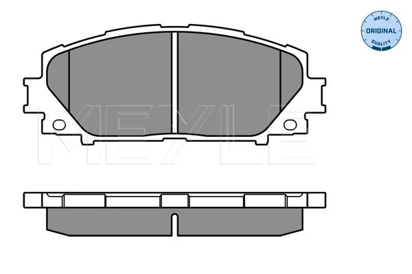 Brake Pad Set, disc brake MEYLE-ORIGINAL: True to OE. 025 243 4717