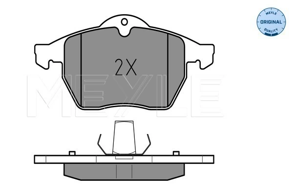 Brake Pad Set, disc brake MEYLE-ORIGINAL: True to OE. 025 218 2919