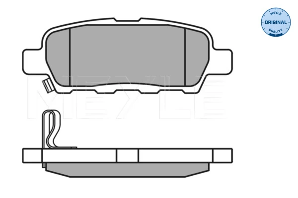MEYLE 025 238 7114/W Brake Pad Set, disc brake