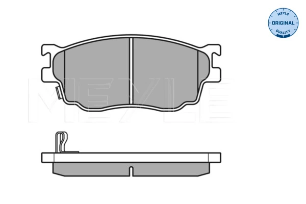 Brake Pad Set, disc brake MEYLE-ORIGINAL: True to OE. 025 237 7716/W