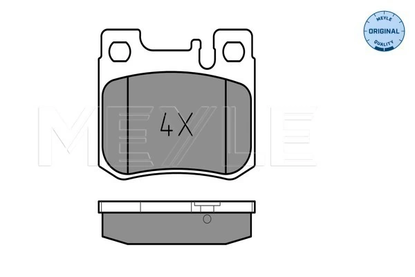 MEYLE 025 213 0115 Brake Pad Set, disc brake