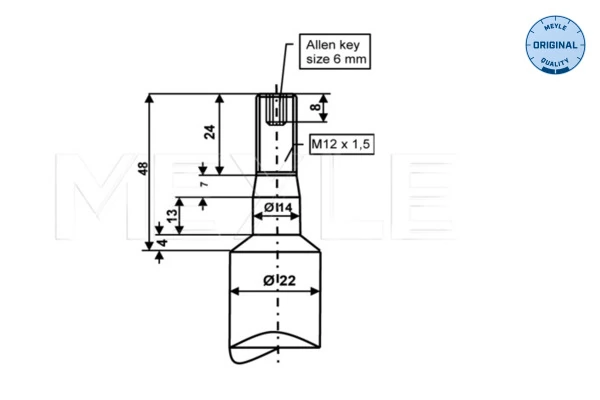 MEYLE 326 624 0008 Shock Absorber