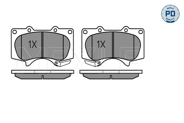 MEYLE 025 240 2417/PD Brake Pad Set, disc brake