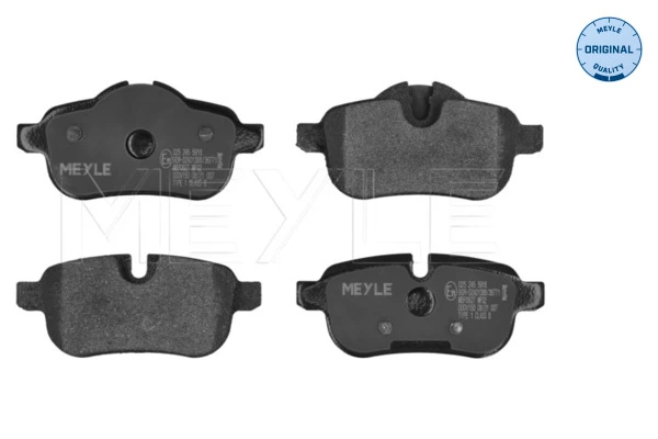 Brake Pad Set, disc brake MEYLE-ORIGINAL: True to OE. 025 245 5918