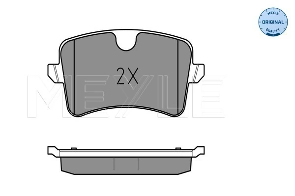 MEYLE 025 246 0617/W Brake Pad Set, disc brake