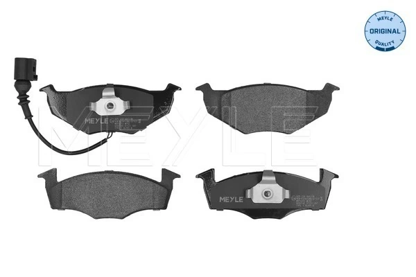 Brake Pad Set, disc brake MEYLE-ORIGINAL: True to OE. 025 218 6817/W