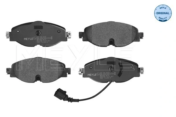 Brake Pad Set, disc brake MEYLE-ORIGINAL: True to OE. 025 256 8320