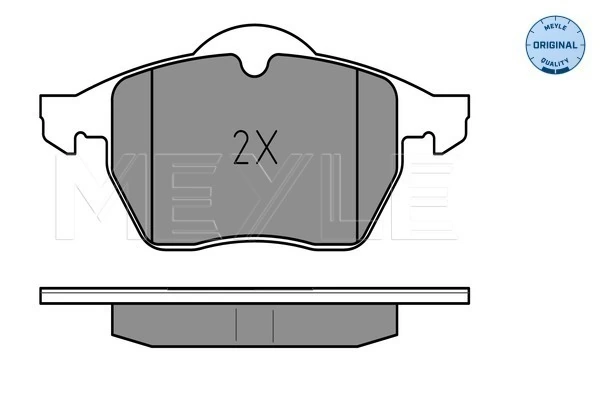 Brake Pad Set, disc brake MEYLE-ORIGINAL: True to OE. 025 218 2919