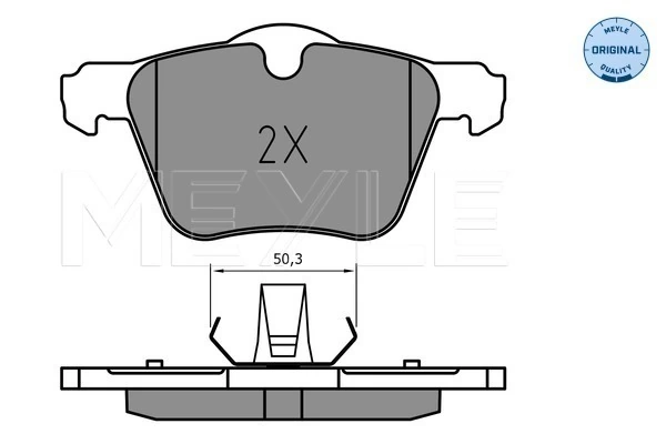 MEYLE 025 241 4218 Brake Pad Set, disc brake