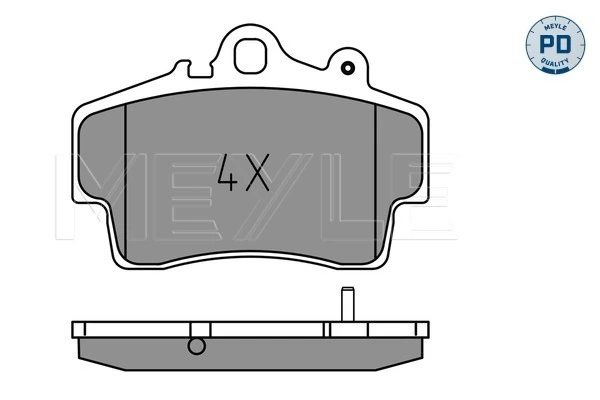 Brake Pad Set, disc brake MEYLE-PD: Advanced performance and design. 025 219 3715/PD