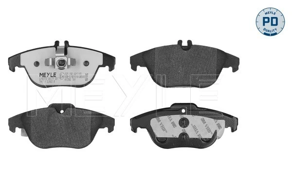 Brake Pad Set, disc brake MEYLE-PD: Advanced performance and design. 025 242 5317/PD