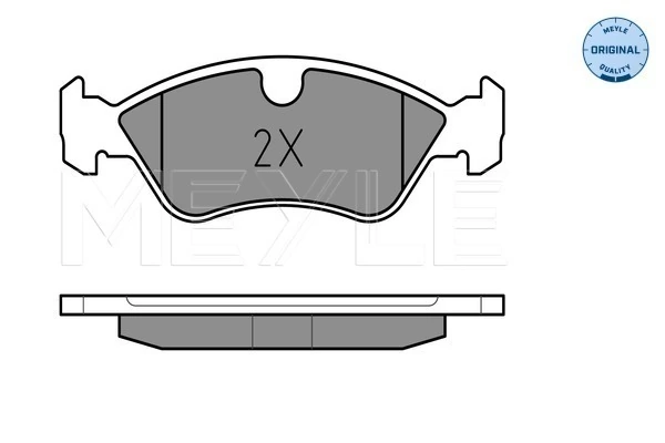 MEYLE 025 218 6217 Brake Pad Set, disc brake