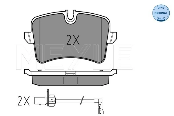 MEYLE 025 246 0617/W Brake Pad Set, disc brake