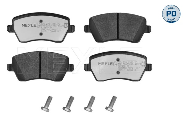 Brake Pad Set, disc brake MEYLE-PD: Advanced performance and design. 025 239 7317/PD
