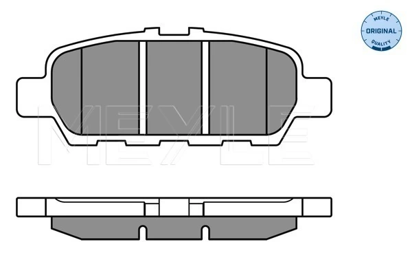 MEYLE 025 248 7113/W Brake Pad Set, disc brake