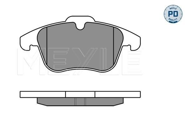 Brake Pad Set, disc brake MEYLE-PD: Advanced performance and design. 025 243 3218/PD