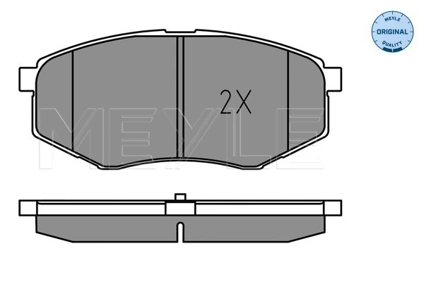 MEYLE 025 251 8718 Brake Pad Set, disc brake
