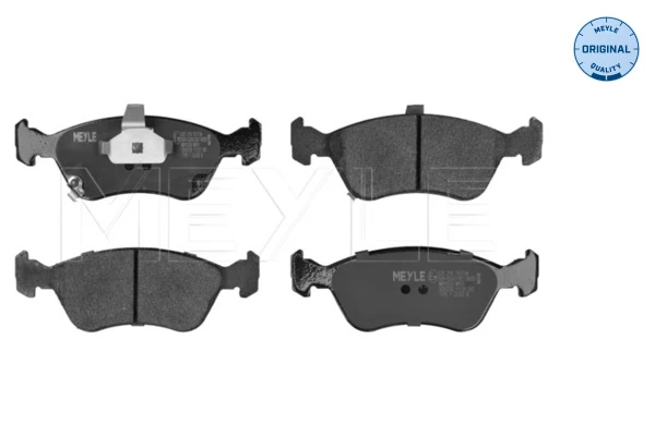 Brake Pad Set, disc brake MEYLE-ORIGINAL: True to OE. 025 219 7617/W