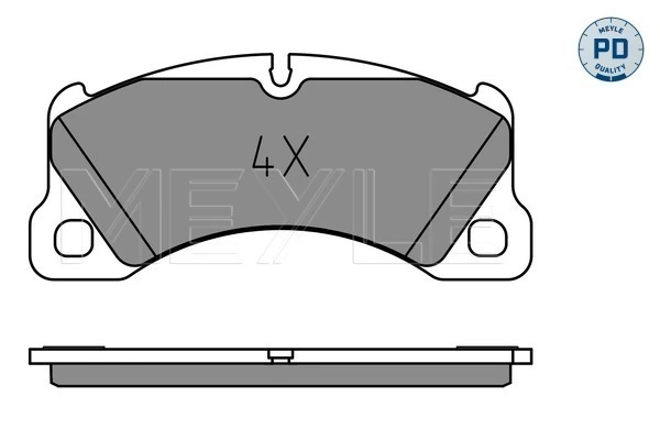 MEYLE 025 250 0717/PD Brake Pad Set, disc brake