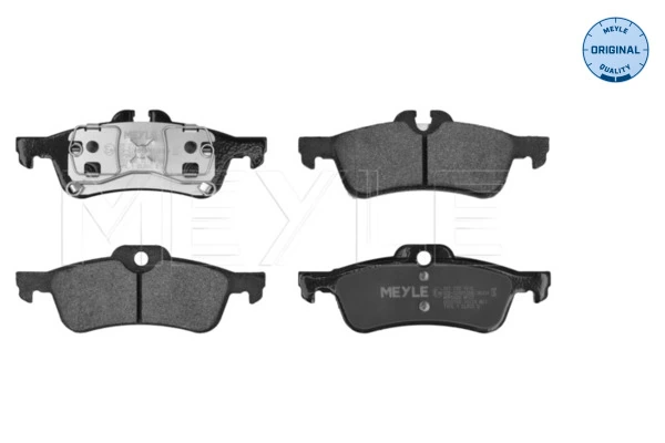 Brake Pad Set, disc brake MEYLE-ORIGINAL: True to OE. 025 237 1616