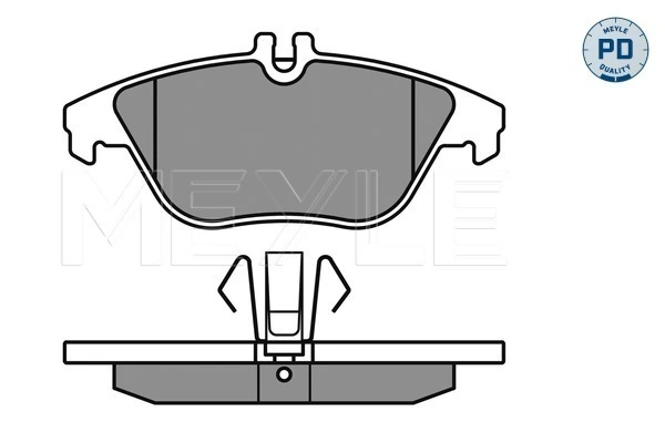 Brake Pad Set, disc brake MEYLE-PD: Advanced performance and design. 025 242 5317/PD