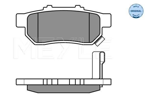 Brake Pad Set, disc brake MEYLE-ORIGINAL: True to OE. 025 217 3813/W
