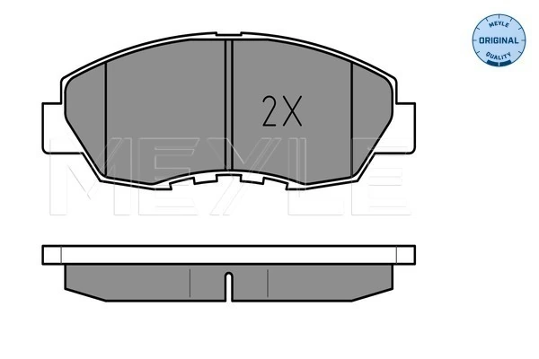 MEYLE 025 214 9918/W Brake Pad Set, disc brake