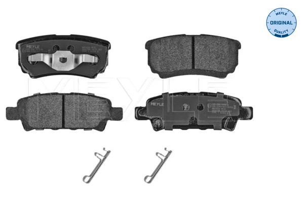 Brake Pad Set, disc brake MEYLE-ORIGINAL: True to OE. 025 240 1416/W